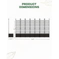 thumbnail image 2 of 3PCS Raised Garden Bed Kit with Metal Trellis – Modular Vertical Planter Box for Outdoor Climbing Plants & Privacy Screen – Easy Assembly, Perfect for Patio, Balcony, Backyard – Deepened Sections, 2 of 7