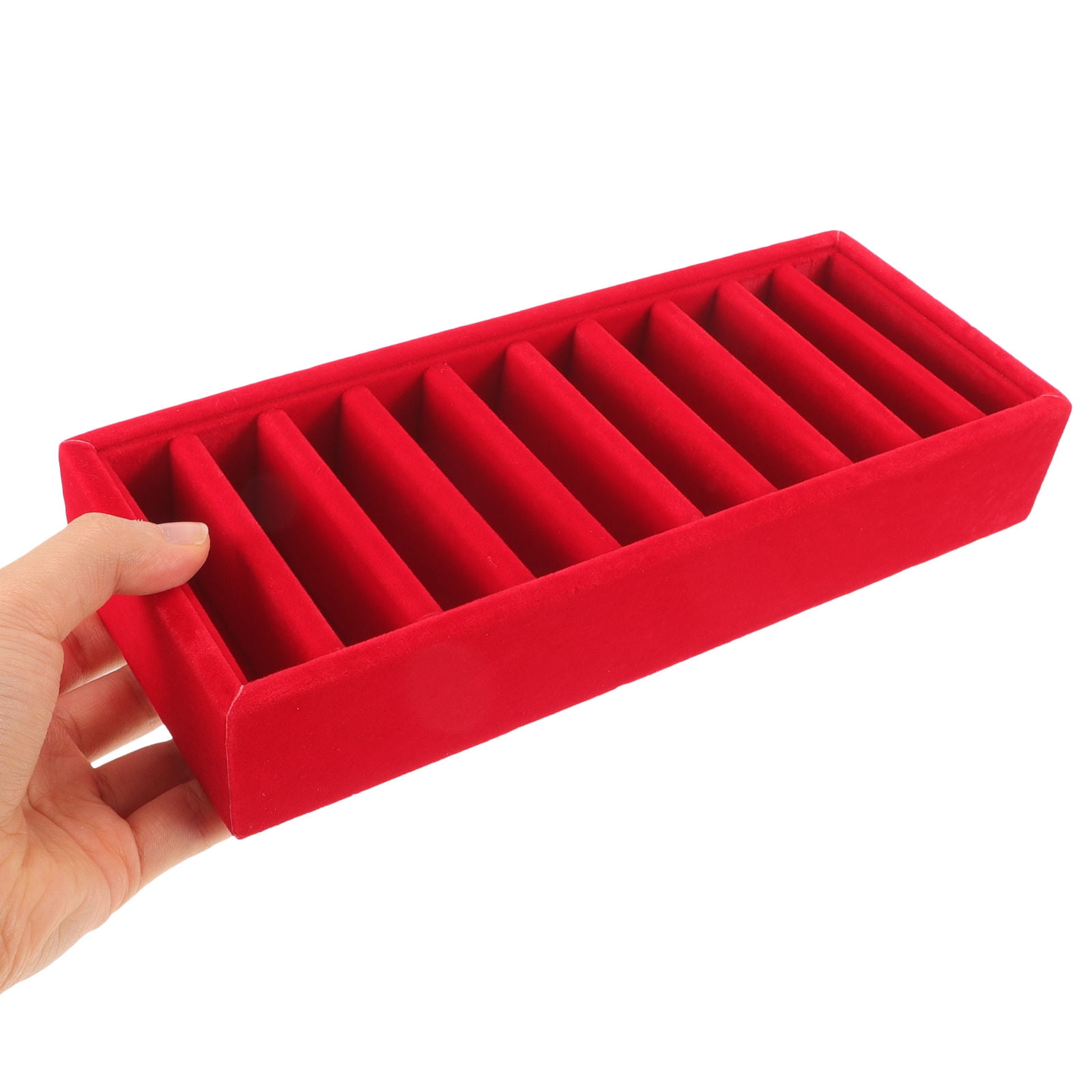 FRCOLOR  Ribbon Storage Head Holders for Craft Room Organizer Miss Travel Red