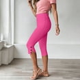 thumbnail image 6 of akafmk Summer Active Pants for Women High Waisted Tummy Controll Butt Lifting Fast Dry Moistures Wicking Gym Running Yoga Leggings, Size XXL, 6 of 7