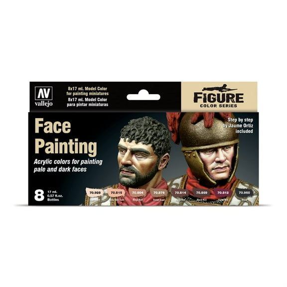 Vallejo Face Painting Set New