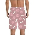 thumbnail image 6 of Xysaqa Big & Tall Men's Pajama Short Pants, Funny Dog Paw Printed Lounge Shorts for Women Plus Size Soft Elastic Waist Sleep Shorts 3X 4X 5X Summer Savings (Unisex), 6 of 8