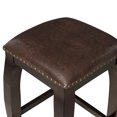 thumbnail image 4 of Mesa Brown Square Top Bar Stool, 4 of 4