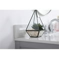 thumbnail image 4 of 42 inch single bathroom vanity in gray with backsplash, 4 of 8