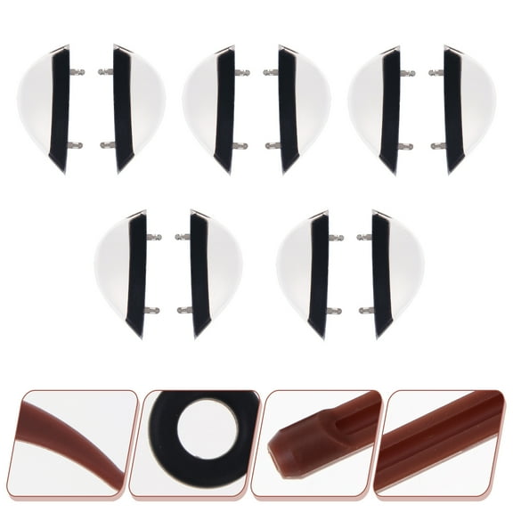 Raindrops Glasses Retainer 1 Set Anti Slip Glasses Stoppers Secure Eyewear With Assorted Color Silicone 3.7x1.3in