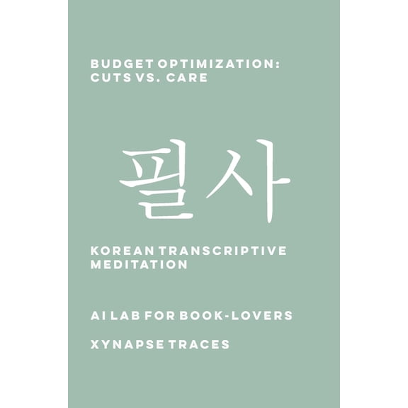 Transcriptive Meditation Budget Optimization: Cuts vs. Care, Book 12, (Paperback)