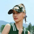 thumbnail image 6 of Bingfone Adjustable Empty Top Sun Visor For Women And Men-White Daisies And Bee, 6 of 8