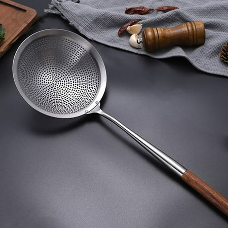 

Stainless Steel Colander Strainer Soup Spoon Hot Pot Oil Filter Skimmer