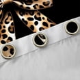 thumbnail image 4 of Castle Fairy Leopard Bowknot Black Out Curtains,Cheetah Curtains Pack of 2 (42x63 Each), 4 of 6