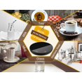 thumbnail image 4 of 110V US Plug Mug Warmer with Waterproof Glass Panel, 55.11 Inch Long Cord, 1-12H Timer, 104-140°F Adjustable Temperature, 18W Coffee Tea Candle Wax Heater for Desk, Black, Flat Bottom Cup Compatible, 4 of 6