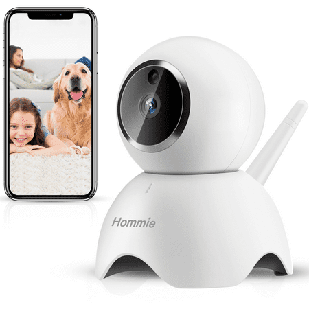 Hommie Wireless IP Camera 1080P HD WiFi  Indoor Security Camera with Night Vision,Two-way Audio,Motion