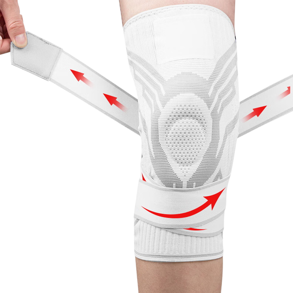 Hilatin Knee guards for athletic use, Adjustable Knee Brace for Men with Side Stabilizers, Non-Slip Knee Support for Women