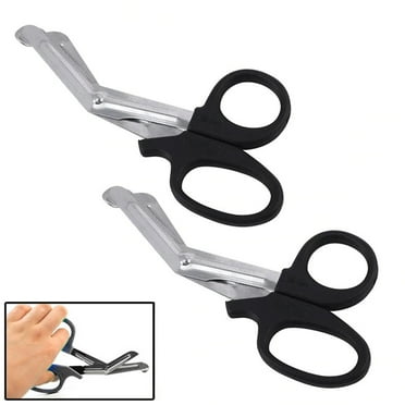 Medical Nursing EMT Trauma Bandage Scissors, Sharp Curved, 2 Pieces