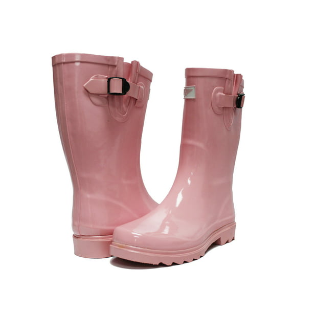 Own Shoe - Mid-calf Rain Boots Women Rain Boots Waterproof Shoes Rubber ...