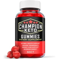 (1 Pack) Champion Keto ACV Gummies - Supplement for Weight Loss - Energy & Focus Boosting Dietary Supplements for Weight Management & Metabolism - Fat Burn - 60 Gummies