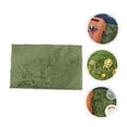 thumbnail image 4 of Minkissy Fake Grass Turf Turtle Tank Decorations Olive Green 1Pcs, 4 of 8