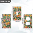 thumbnail image 7 of Yayeee Blank Wall Plate Cover 1-Gang 4.5"x2.7" Home Unused Decorative Outlet, Pink Oranges, 7 of 7
