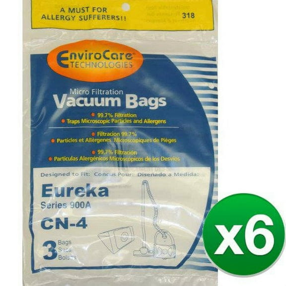 EnviroCare Replacement Vacuum Bag for 68937 / 318 / Style CN-4 (6 Pack)