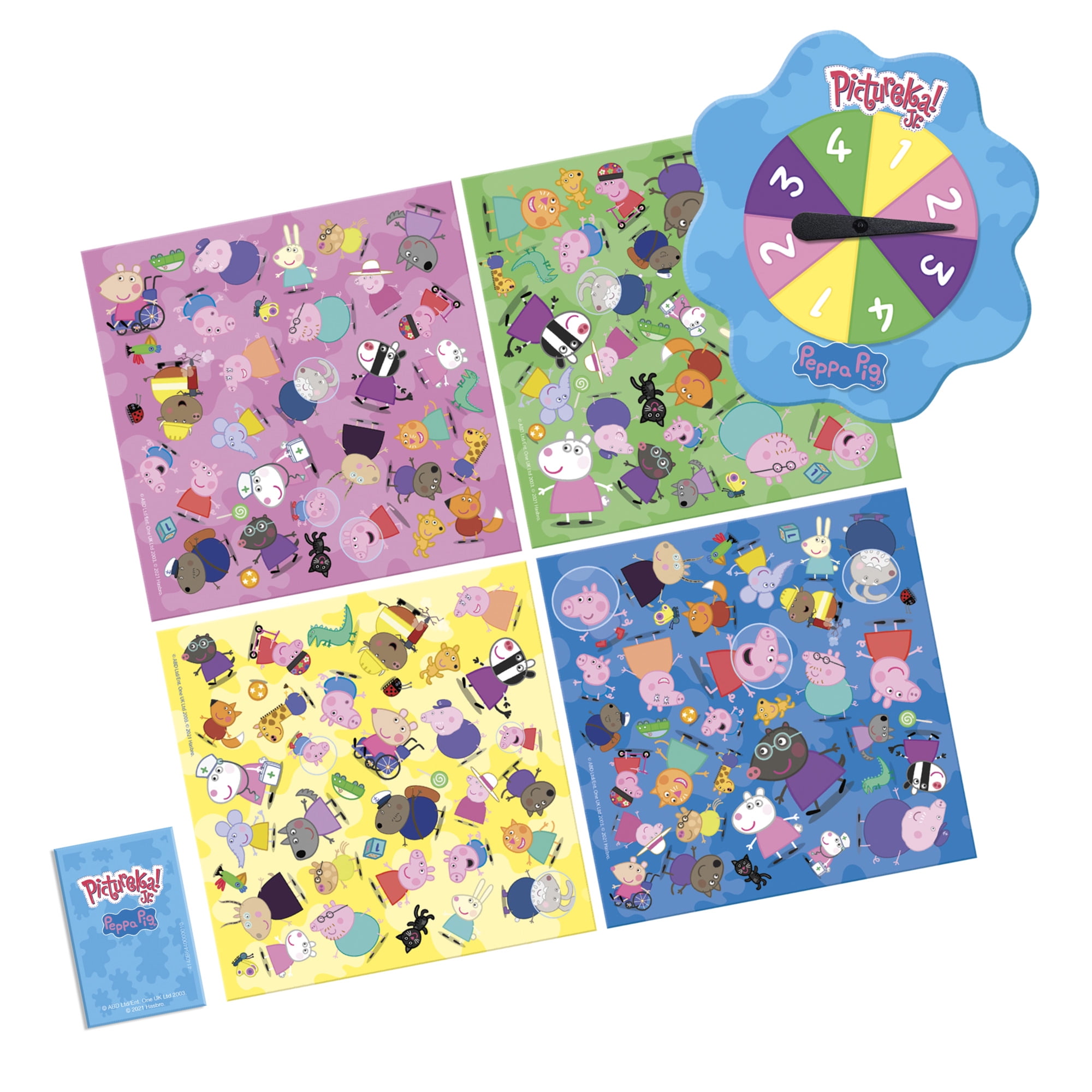 Junior Peppa Pig Game Pictureka No Reading Required Game Games for 4 Year Olds and Up Picture Game Fun Board Game for Preschoolers English Version 