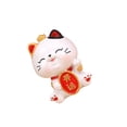thumbnail image 2 of Naiovety Figuras de resina de gato de la fortuna, animales de la suerte, adorno de para el hogar, de riqueza, estatuas, regalos, vacaciones de Decoración del hogar Tipo 2 Naiovety HA078965-02, 2 of 6