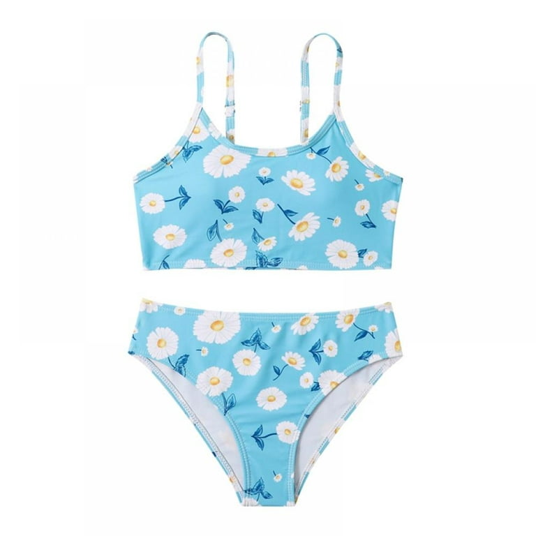Girls 2 Piece Bikini Swimsuit Set for Girls Size 8