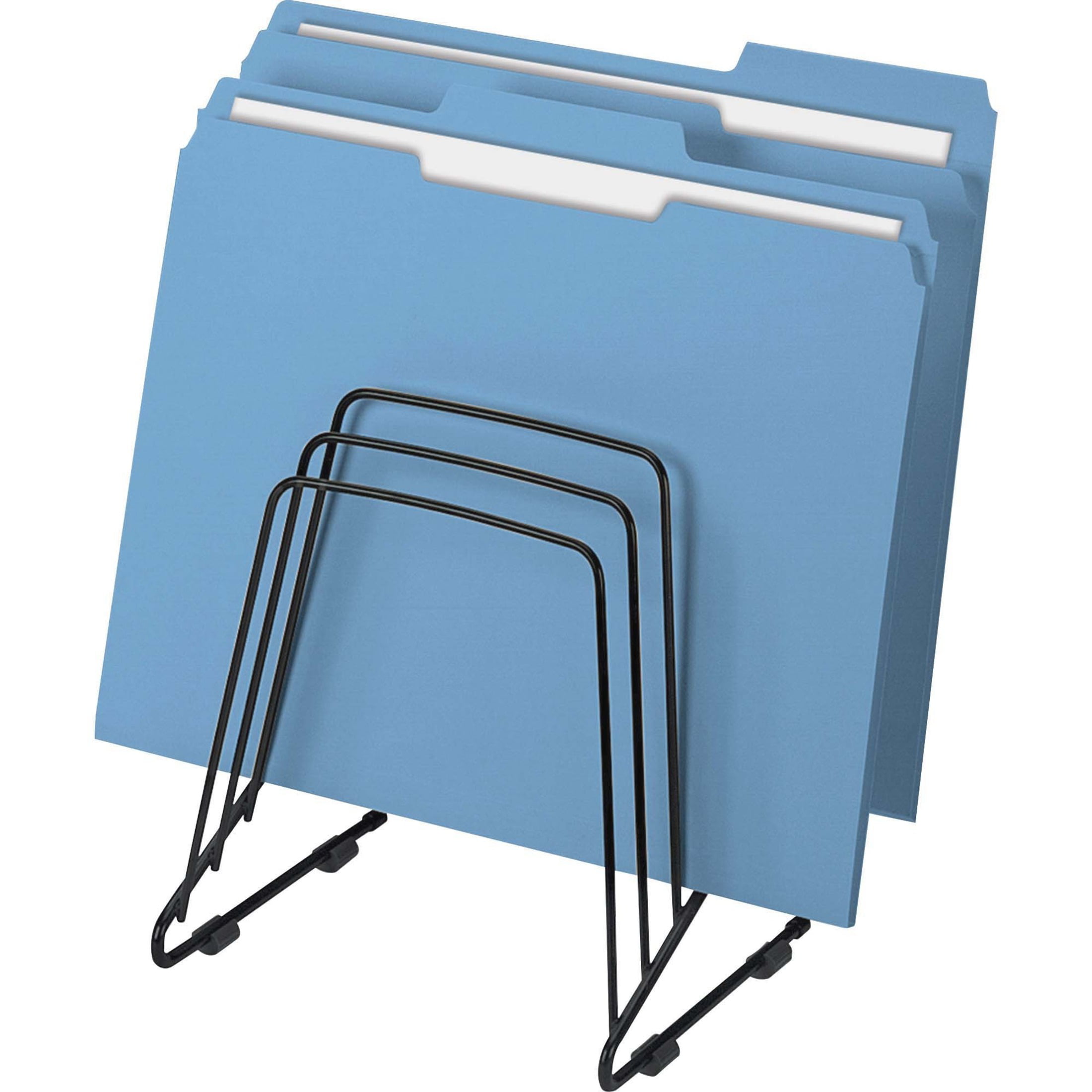 File Organizer Folder Divider Desk Holder Rack 11 Sections Wire Paper Fellowes 