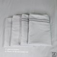 thumbnail image 5 of Elizabeth Samuel King Size Ash Gray 6-piece Bed Sheet Set, 100% Bamboo Sheets with Deep Pockets, 400 Thread Count, 4 Pillowcases, 1 Flat Sheet, 1 Fitted Sheet (Ash Gray), 5 of 7