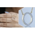 thumbnail image 3 of Dazzlingrock Collection Round White Diamond Open Eternity Circle of Life Pendant for Women with 18 Inch Gold Chain (0.20 ctw, Color I-J, Clarity I1-I2) in 18K Yellow Gold, 3 of 6