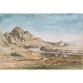 thumbnail image 3 of John Mix Stanley 14x11 Black Modern Framed Museum Art Print Titled - Bear's Teeth Missouri River Gate of The&nbsp;Mountains (1854), 3 of 5