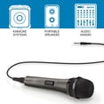 thumbnail image 2 of Singing Machine SMM205CA Unidirectional Dynamic Karaoke Microphone with 3.2 Meter Cord, Black, One Size, 2 of 9