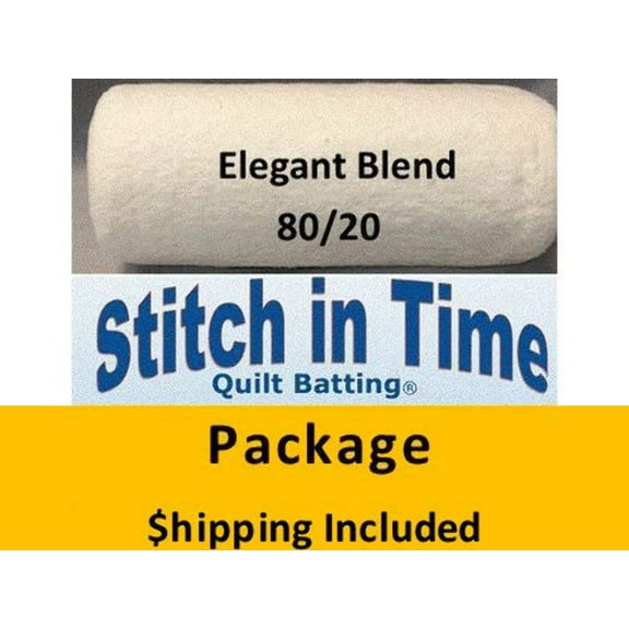 EB60 Elegant Blend 80/20 Batting (Package, Throw (2), 60 in x 60 in) shipping included*