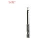 thumbnail image 1 of 1Pc 5/64—5/16Inch Imperial Hex Screwdriver Bit Wrench Drill Bit Magnet Tip 50Mm, 1 of 6