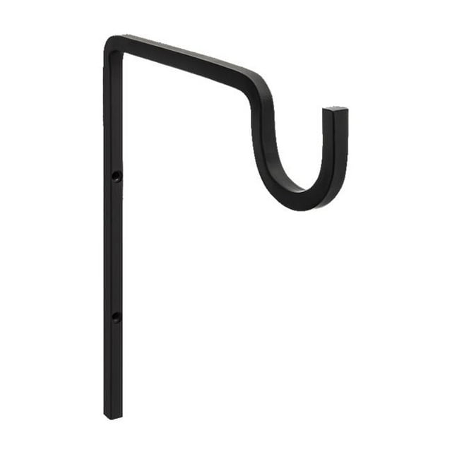 National Hardware 107919 9 in. Long Utility Wall Hook, Black