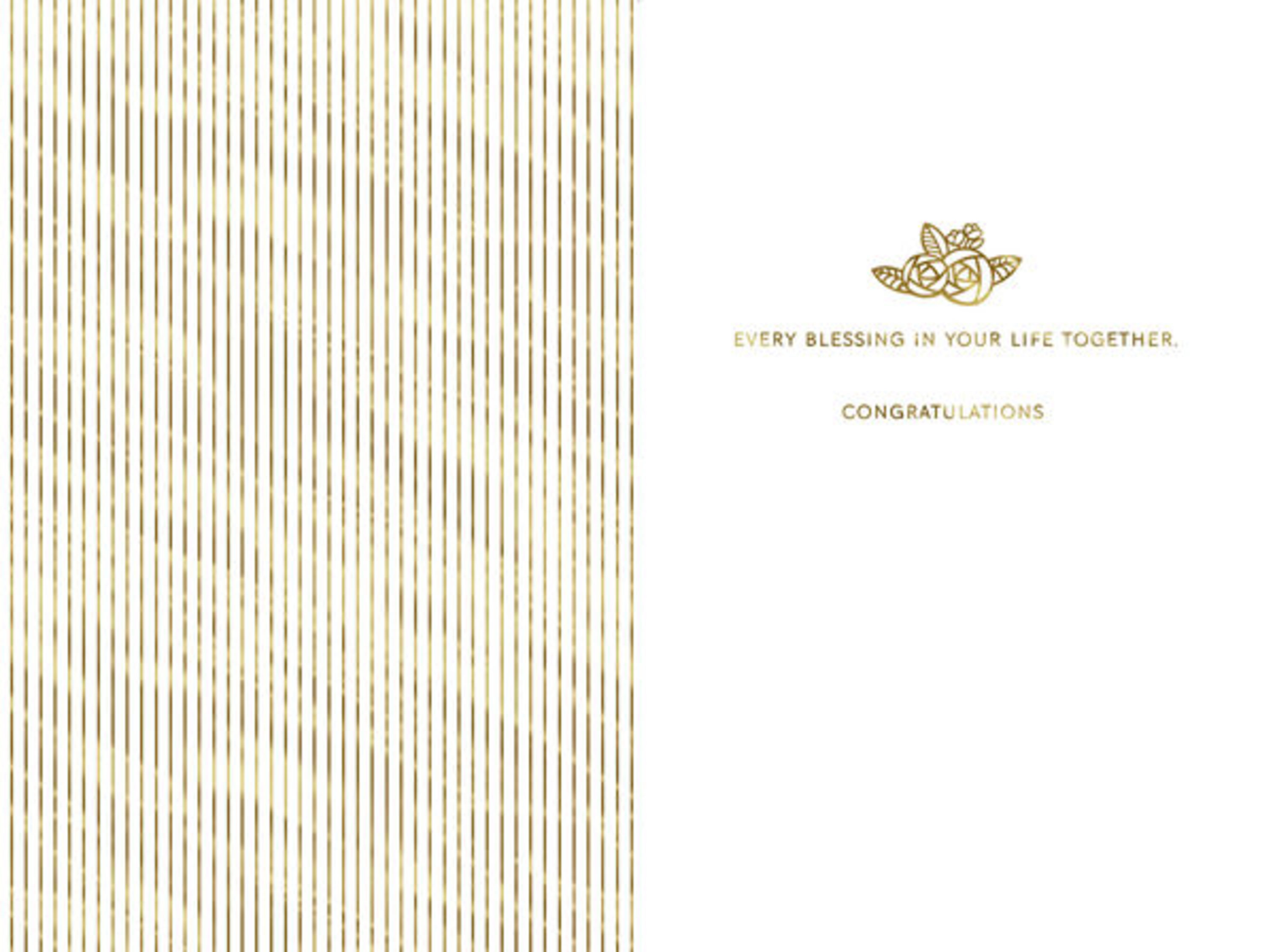 Hallmark Signature Wedding Card ( Church)