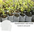thumbnail image 3 of Flmtop 100Pcs Universal Biodegradable Non-woven Nursery Pouch Garden Plant Growing Bag, 3 of 9