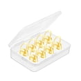 thumbnail image 2 of Tachiuwa 8 Pieces Guitar Picks Metal Finger Picks Adjustable Thumb Finger Picks Set Thumb Aureate, 2 of 9