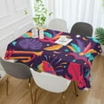 thumbnail image 5 of GZHJMY Mardi Gras Rectangle Tablecloth, Waterproof Stain Wrinkle Resistant Washable Polyester Table Cover for Picnic Dinner Holiday Kitchen Party Decor, 54 x 72 in Home Decor, 5 of 7