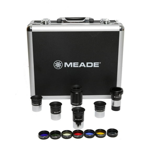 MEADE EYEPIECE KIT 5 PLOSSL 1.25 BARLOW FILTERS 607001