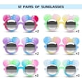 thumbnail image 4 of foci cozi Sunglasses for Kids, 12PCS Toddler Sunglasses Age 2-4 3-5 6-8 Girls,Kids Sunglasses Party Favor(Minnie Mouse), 4 of 7