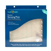 Hello Hobby Precision Plastic Stamp Press Tool Stamp & Ink, 5 Pieces