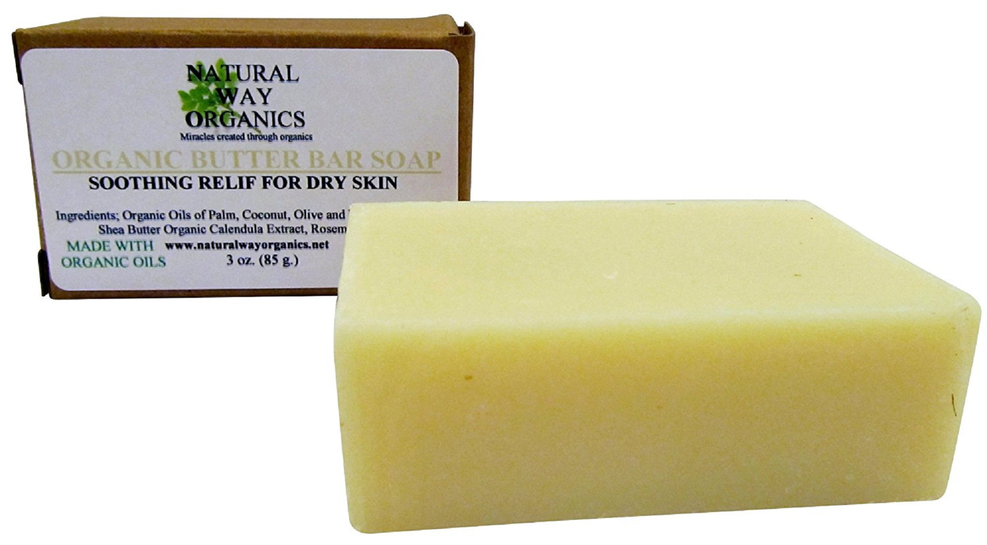 Natural Way Organics Organic Butter Bar Soap Soothing  