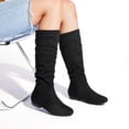 thumbnail image 4 of BURUDANI Women's Knee High Pull On Riding Boots, Wide Calf Available, 4 of 7