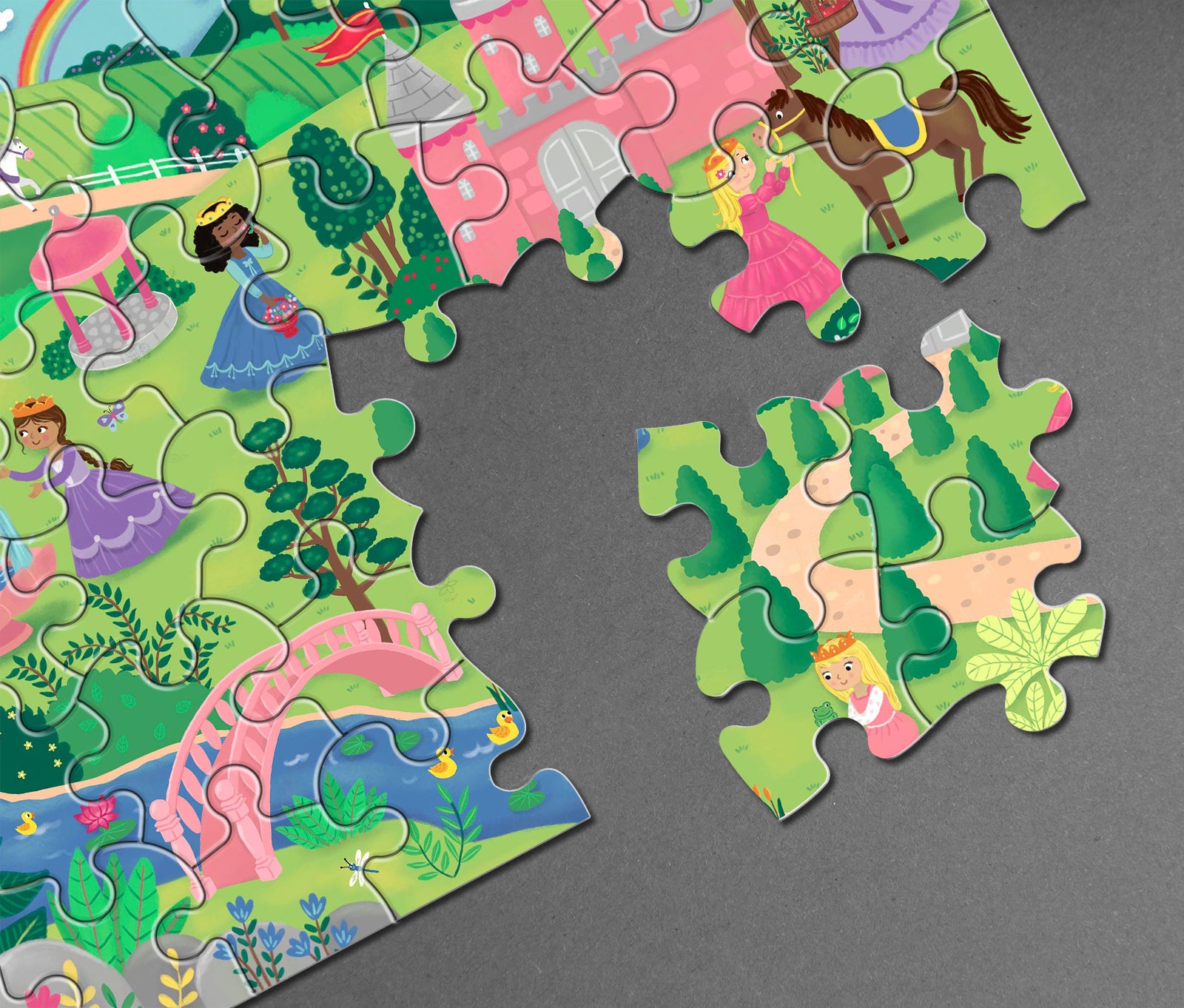 Halloween Jigsaw Puzzle 100 Pieces - Colorful Costume Party Family Puzzle Game