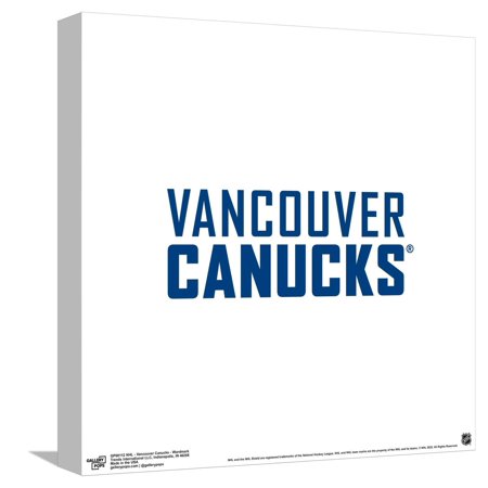 Gallery Pops NHL Vancouver Canucks – Wordmark Canvas Wall Art Unframed Version 12 x 12