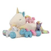 MorisMos Unicorn Stuffed Animal Mommy Unicorn with 4 Babies Plush Toy