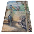 thumbnail image 2 of PKQWTM Floral Watercolor Peacocks in A Spring European Garden with Fountains & Flowers Book Cover Book Protector Book Sleeve Book Pouch Book Bag 6x9 inch, 2 of 4
