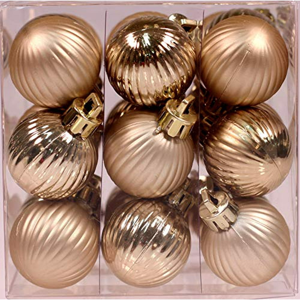 Creative Hobbies 27-Pack Of Mini Christmas Tree Ornaments ...