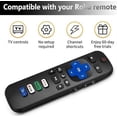 thumbnail image 4 of Replacement Remote Control 2 Pack Only for Roku TV, Compatible for TCL Roku/Hisense Roku/Onn Roku/Sharp Roku/Element Roku/Westinghouse Roku/Philips Roku, 4 of 5