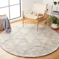 thumbnail image 3 of SAFAVIEH Marbella Zelma Diamond Area Rug, Ivory/Blue, 6' x 9', 3 of 10