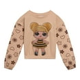 thumbnail image 2 of L.O.L. Surprise! Queen Bee Luxe Fleece Sweatshirt and Jogger Pants Outfit Set Logo Little Kid to Big Kid, 2 of 3