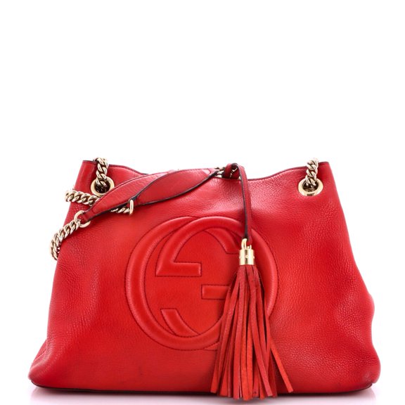 Pre-Owned Soho Chain Strap Shoulder Bag Leather Medium By Rebag